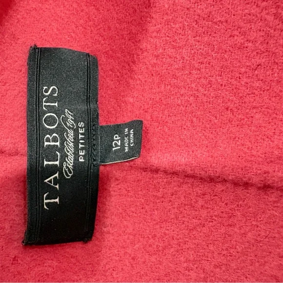 Talbots Salmon/Pink Women's Petite Wool Skirt Set (14P) Excellent Condition - Picture 5 of 6